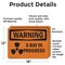 Signmission Radiation & Laser Sign, 12 in H x 18 in W, Vinyl Decal, Rectangle OS-2PACK-WS-D-1218-L-12951 - alternate 4